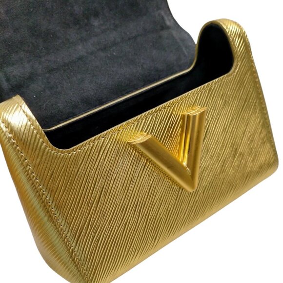 (S6) Louis Vuitton Hand Bag Twist PM Gold Epi Leather - Picture 10 of 13